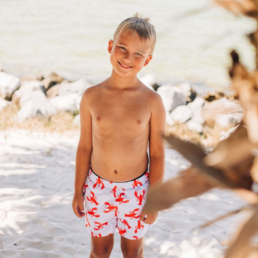 Red Crawfish Swim Shorts