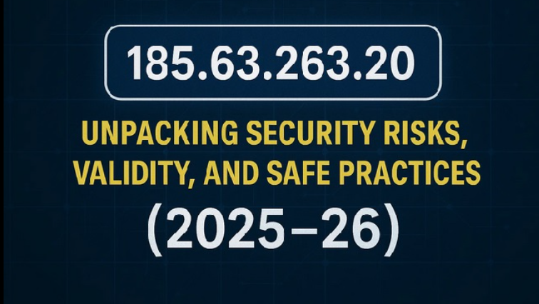 185.63.263.20: An In-Depth Look at Its Role in Cybersecurity